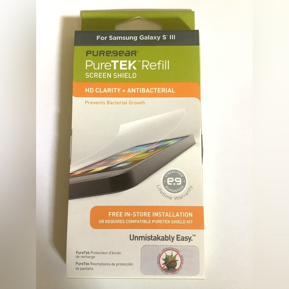 PureGear PureTek Commercial System Screen Shield Refill for Samsung Galaxy S3. - Picture 4 of 7